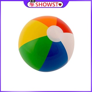 ⭐SH-PFF⭐【OMB】30Cm Color Inflatable Ball ChildrenS Play Water Polo 6 Color Beach Toy Ball