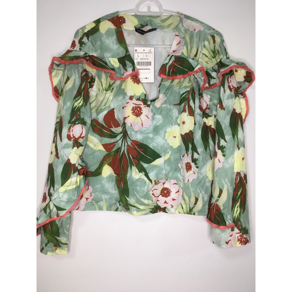 NewZara  Plus Size forest    shirt  #1