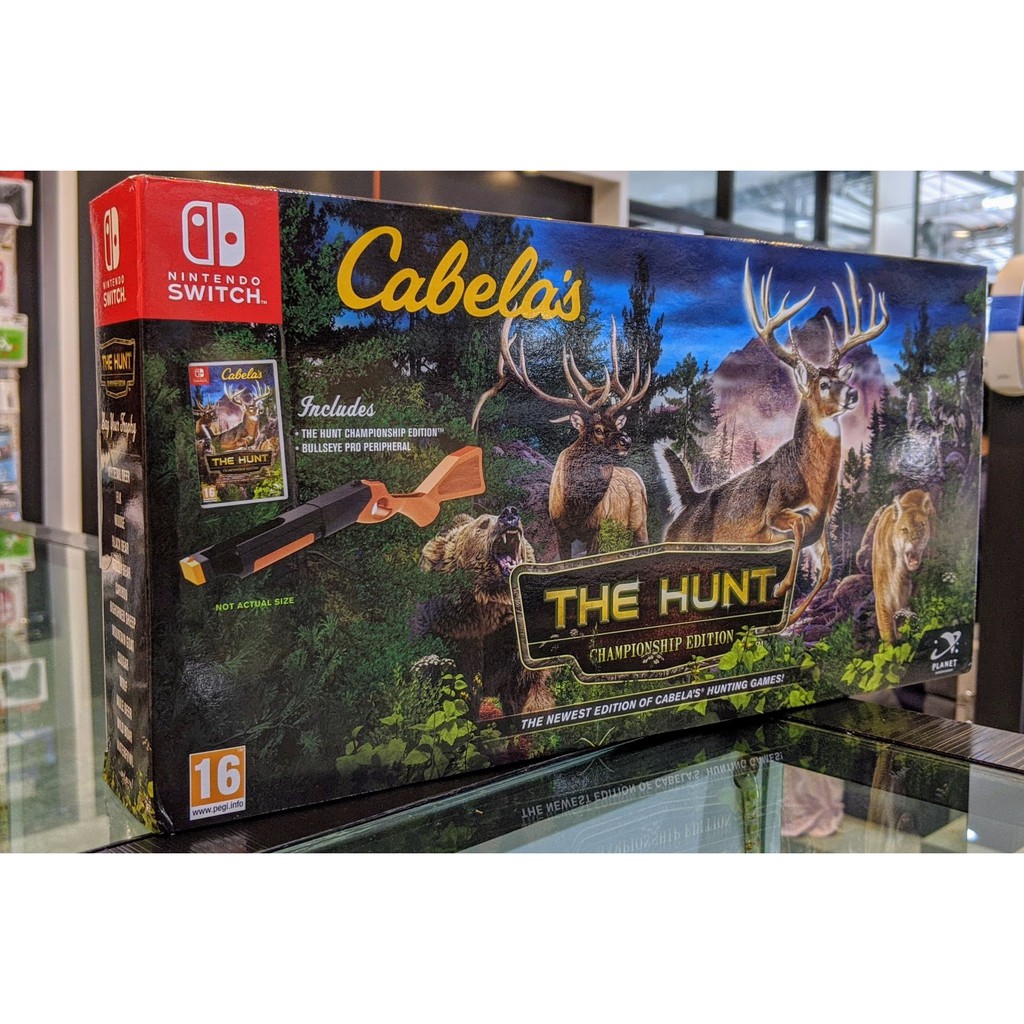 (ภาษาอังกฤษ) มือ1 Cabela's The Hunt Championship Edition Bundle แผ่นเกม Nintendo Switch ตลับ NSW เล่น2คนได้ เกมล่าสัตว์