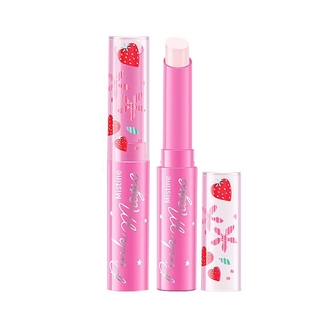 Mistine Pink Magic Lip Plus Vitamin E Strawberry :: มิสทิน พิงค์ เมจิก ลิป พลัส วิตามินอี สตรอเบอร์รี่ 1.7g.*ของแท้*