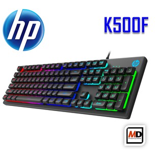 คีย์บอร์ด USB Keyboard HP Gaming K500F Black