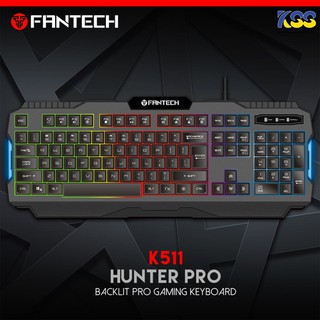 KEYBOARD FANTECH K511 HUNTER PRO (RAINBOW LED)