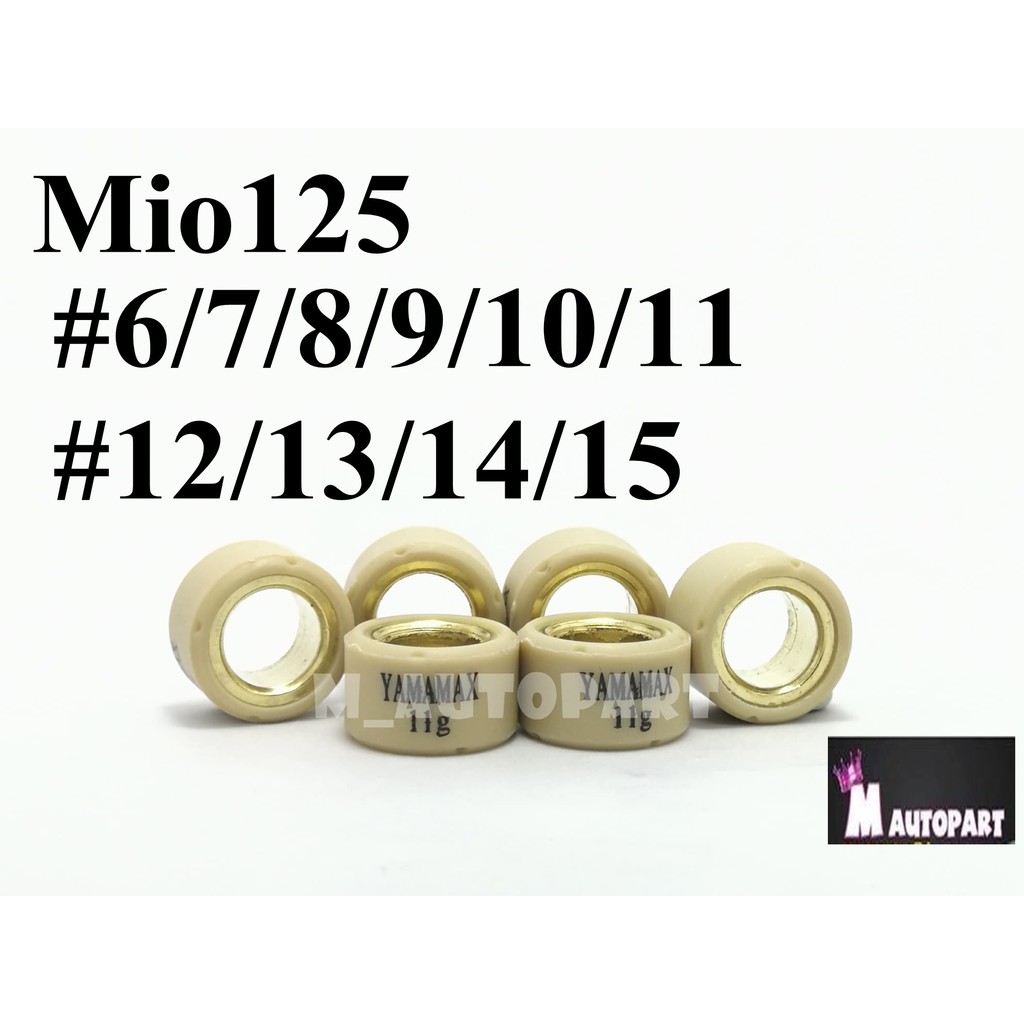 เม็ดตุ้มถ่วง Mio125/Elegance/AEROX/N-MAX วิธีสั่งซื้อ แนะนำกดสินค้าที่ต้องการกดเพิ่มจำนวน เข้ารถเข็นก่อนแล้วค่อยกดสั่ง