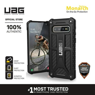 เคส UAG Monarch สำหรับ Samsung Galaxy S10 Plus / Galaxy S10e / Galaxy S10 ทนทานต่อการตกกระแทกทางทหารเคสป้องกัน - คาร์บอนไฟเบอร์