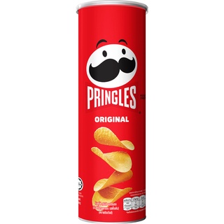 Pringles Potato Crisps Original Flavor มันฝรั่งแผ่นทอดกรอบ รสดั้งเดิม ขนาด 107 กรัม