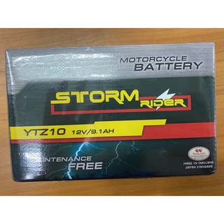 แบตเตอรี่แห้ง Storm Rider YTZ10 12V/9.1AH