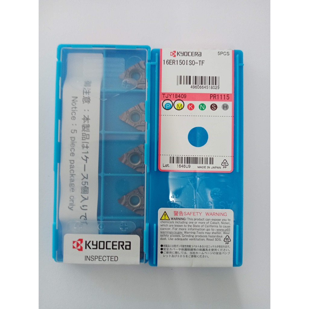 KYOCERA 16ER150ISO-TF PR1115 Carbide Insert อินเสิร์ท คาร์ไบด์ สินค้าลดราคา มีจำนวนจำกัด ของแท้100%