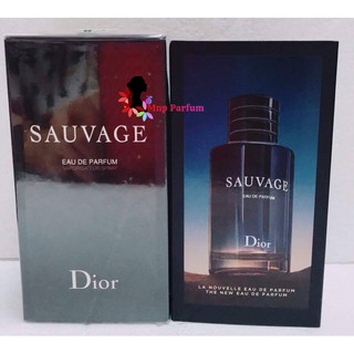 Christian Dior Sauvage Eau De Parfum 100 ml. ( กล่องซีล )