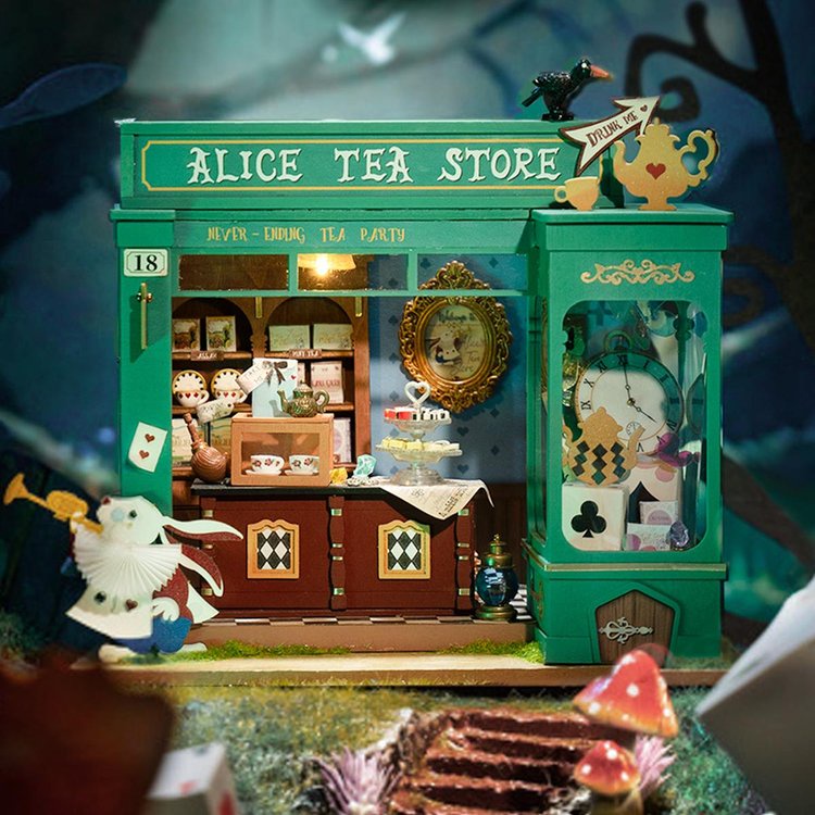 [พร้อมส่ง] บ้านตุ๊กตา DIY ประกอบเอง รุ่น Mystic Archives ร้านเวทมนตร์ มี 3 แบบ Robotime