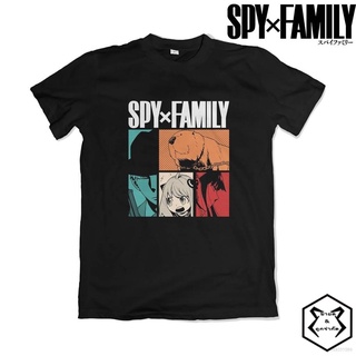 เสื้อยืดแขนสั้นลําลอง พิมพ์ลายกราฟิกอนิเมะ The Forger Spy X Family ทรงหลวม พลัสไซซ์ สําหรับผู้ชาย และผู้หญิง