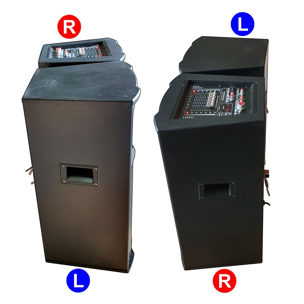 SKG ลำโพงตั้งพื้น ลำโพงขนาด 12 นิ้ว 100W RMS เบสแน่นๆ รุ่น AV-8113 PA -1 (สีดำ) ขายเป็นคู่ ซ้าย-ขวา