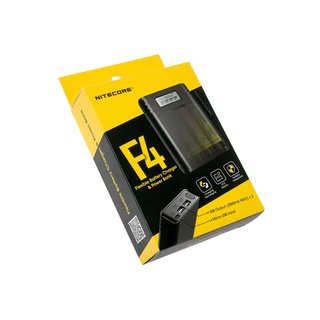 เครื่องชาร์จเปล่า Nitecore รุ่น F4 และเป็น Powerbank ของแท้ เช็คโค๊ดได้