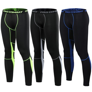 PRO COMBAT กางเกงออกกำลังกายขายาว วิ่ง/ฟิตเนส กระชับกล้ามเนื้อ Running Compression Pants Tights [พร้อมส่ง]