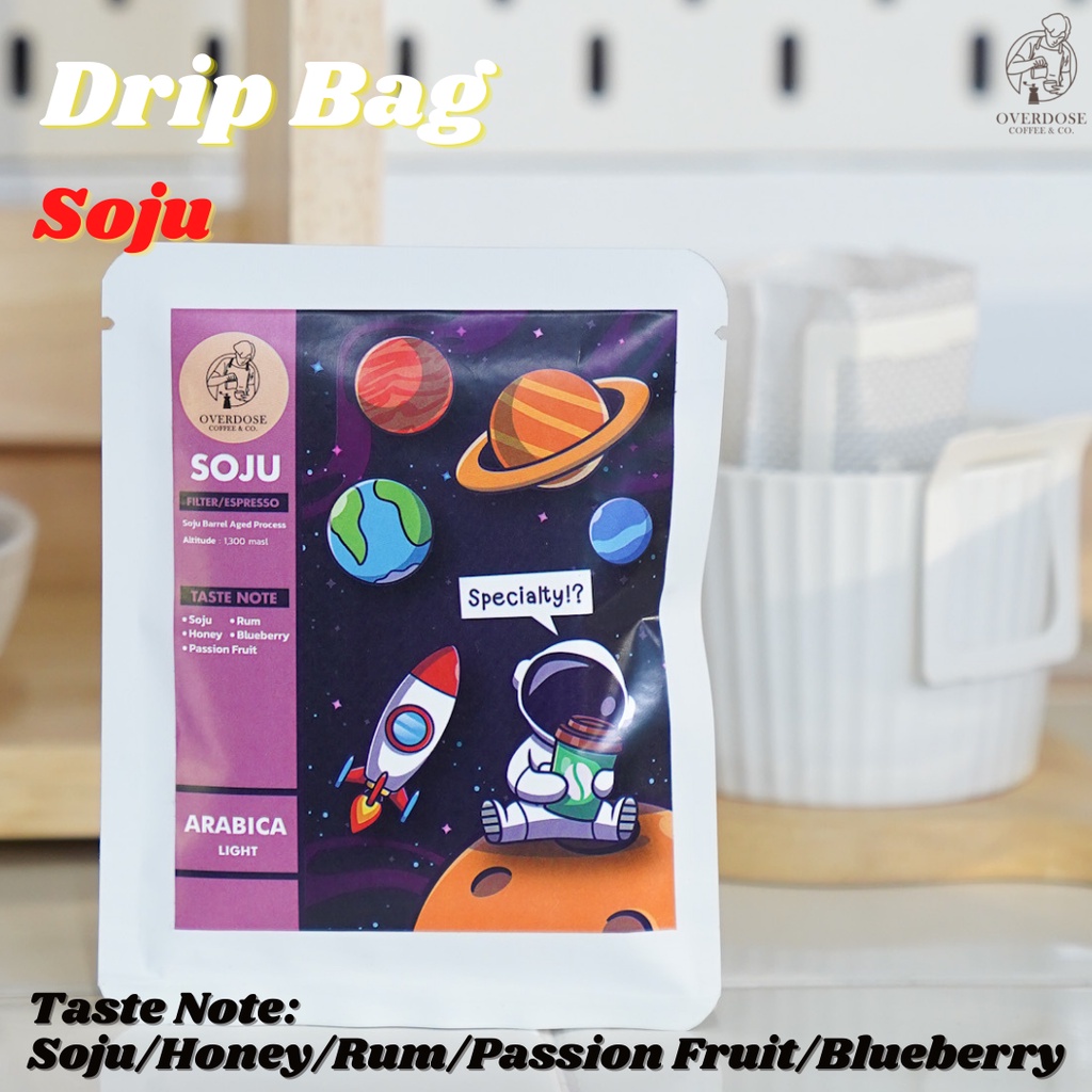 Soju กาแฟ Drip Bag by Overdose Coffee&Co. (คั่วอ่อน)