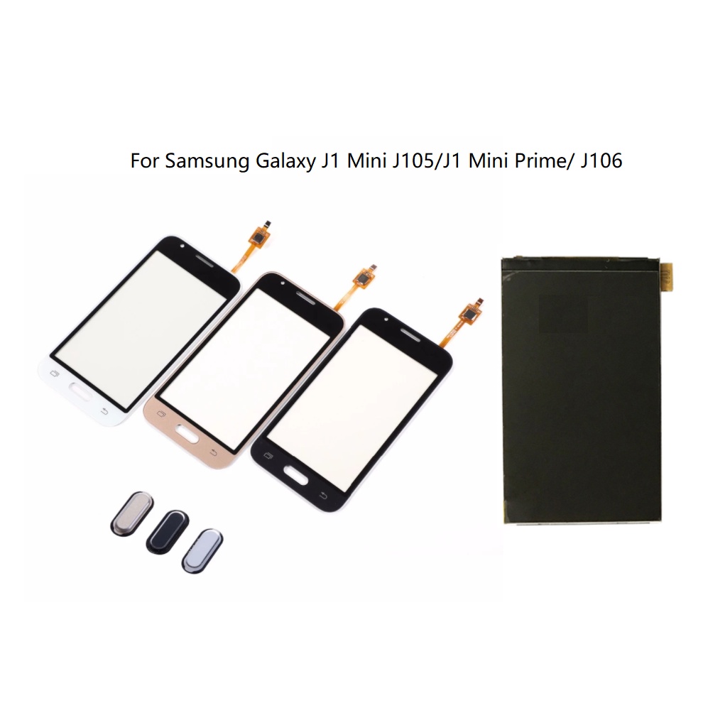 จอแสดงผล LCD สําหรับ Samsung J1 Mini J105 J1 Mini Prime J106 LCD Touch Screen Digitizer ปุ่มบ้าน