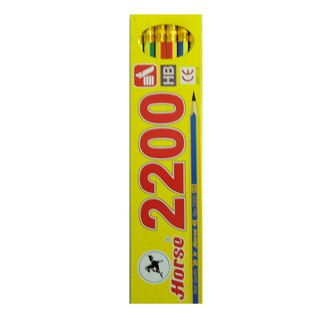 ดินสอดำ H-2200  HB ตราม้า Pencil 12ด้าม/กล่อง