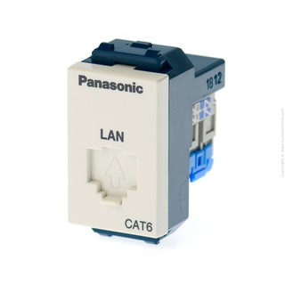 เต้ารับสายแลน  CAT6 PANASONIC WEG24886