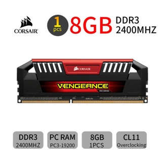 Corsair VENGEANCE Pro หน่วยความจํา DIMM 8GB DDR3 2400MHz OC PC3-19200 สีแดง