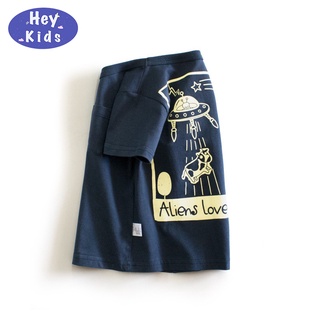 เสื้อยืดเด็กแขนสั้น กรมAliens ผ้า Cotton คุณภาพดี งานแท้ พร้อมส่งในไทย