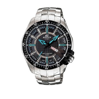 Casio Edifice นาฬิกาข้อมือ รุ่น EF-130D-1A2VDF - Black/Silver