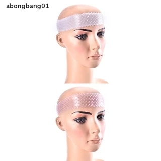 Abongbang01 ที่คาดผมซิลิโคนใส กันลื่น สําหรับวิกผม