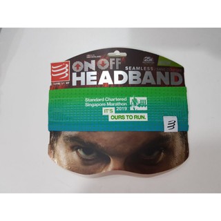 Compressport Headband on/off Singapore Marathon 2019