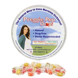 🌟พร้อมส่ง🌟 ลูกอมบรรเทาอาการแพ้ท้อง Three Lollies Preggie Pop Drops