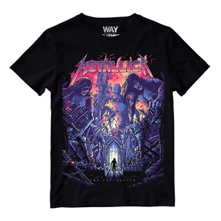 เสื้อยืด พิมพ์ลาย Metallica THE UNFORGIVEN BAND