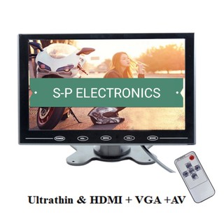 จอ Monitors TFT LCD - 9" นิ้ว (AV-HDMI) สำหรับ ดูทีวี ต่อDVD ต่อกล้องมองหลัง