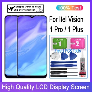 อะไหล่หน้าจอสัมผัส LCD 100% แบบเปลี่ยน สําหรับ ITEL Vision 1 PRO L6502 Vision 1 PLUS L6501 ITEL S16 W6502