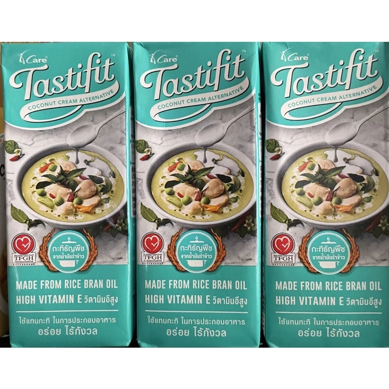 TASTIFIT กะทิธัญพืช 200ml แพ็ค 6 กล่อง กะทิ เพื่อสุขภาพ ไขมันอิ่มตัวต่ำ ไม่มีคอเลสเตอรอล วิตามินอีสูง