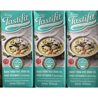 TASTIFIT กะทิธัญพืช 200ml แพ็ค 6 กล่อง กะทิ เพื่อสุขภาพ ไขมันอิ่มตัวต่ำ ไม่มีคอเลสเตอรอล วิตามินอีสูง
