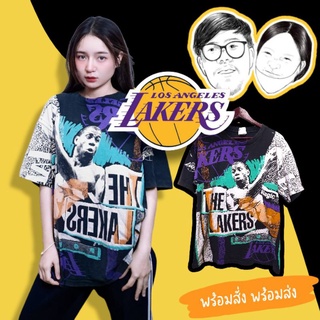 เสื้อมือ2 ทีมบาส แรร์ 𝐋𝐀𝐊𝐄𝐑𝐒 OVPลายหน้าหลัง "𝐌𝐚𝐠𝐢𝐜" 𝐉𝐨𝐡𝐧𝐬𝐨𝐧 ป้ายเก่า งานแท้!!