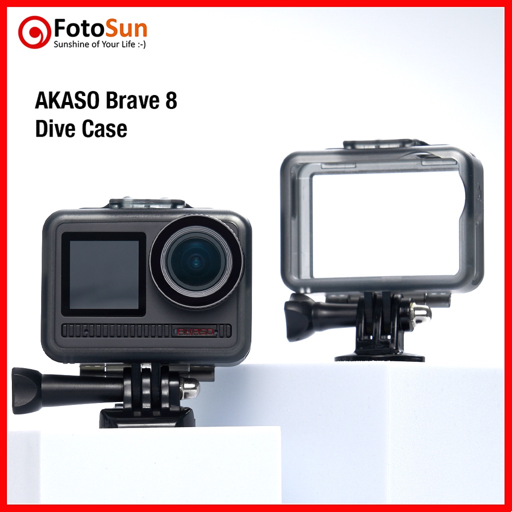 AKASO Brave 8 เคสดําน้ํากันน้ํา