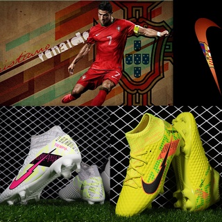 CR7 Soccer Shoes 40-45 FG Nikeรองเท้าฟุตบอล รองเท้าสตั๊ดเด็กรองเท้าฟุตบอล ฟุตบอล รองเท้าฟุตบอลขนาด