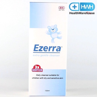 Ezerra Extra Gentle Cleanser 150 mL ทำความสะอาดผิวหน้า ผิวกาย ผิวแพ้ง่าย ผิวแห้ง