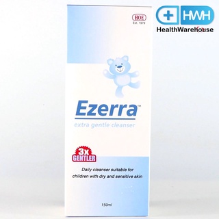 Ezerra Extra Gentle Cleanser 150 mL ทำความสะอาดผิวหน้า ผิวกาย ผิวแพ้ง่าย ผิวแห้ง