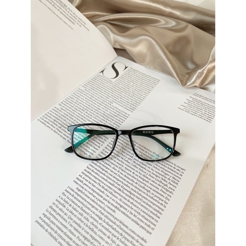 แว่นสายตาสั้น กันแสงสีฟ้าบลูบล็อค แว่นเล่นคอมค่าสายตา -0.50 ถึง -4.00 (7394A) ราคา ถูกที่สุด ดีลบีเคเค แกลเลอรีภาพที่ 2