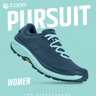 TOPO PURSUIT WOMEN NAVY/SKY | รองเท้าวิ่งเทรลผู้หญิง