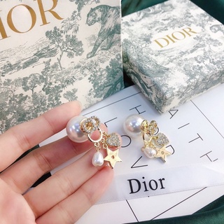 ต่างหู dior Hiend พร้อมถุงpvc