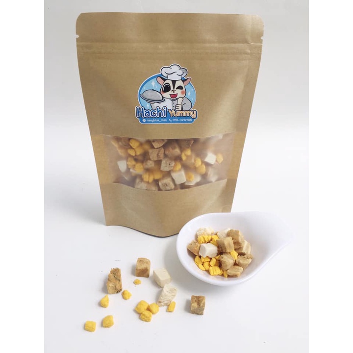 Mix Protein Popรวมสุดยอดโปรตีนที่มีประโยชน์ไว้ในถุงเดียว พร้อมทาน พกพาสะดวกทานเป็นของว่างหรือควบคู่ผลไม้ ชูการ์ แฮมเตอร์
