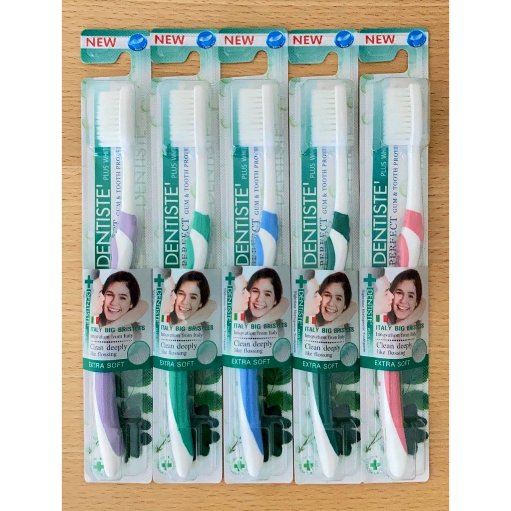 แปรงสีฟัน Dentiste(เดนทิสเต้) รุ่นอิตาลี (คละสี)  * ราคา/ด้าม*