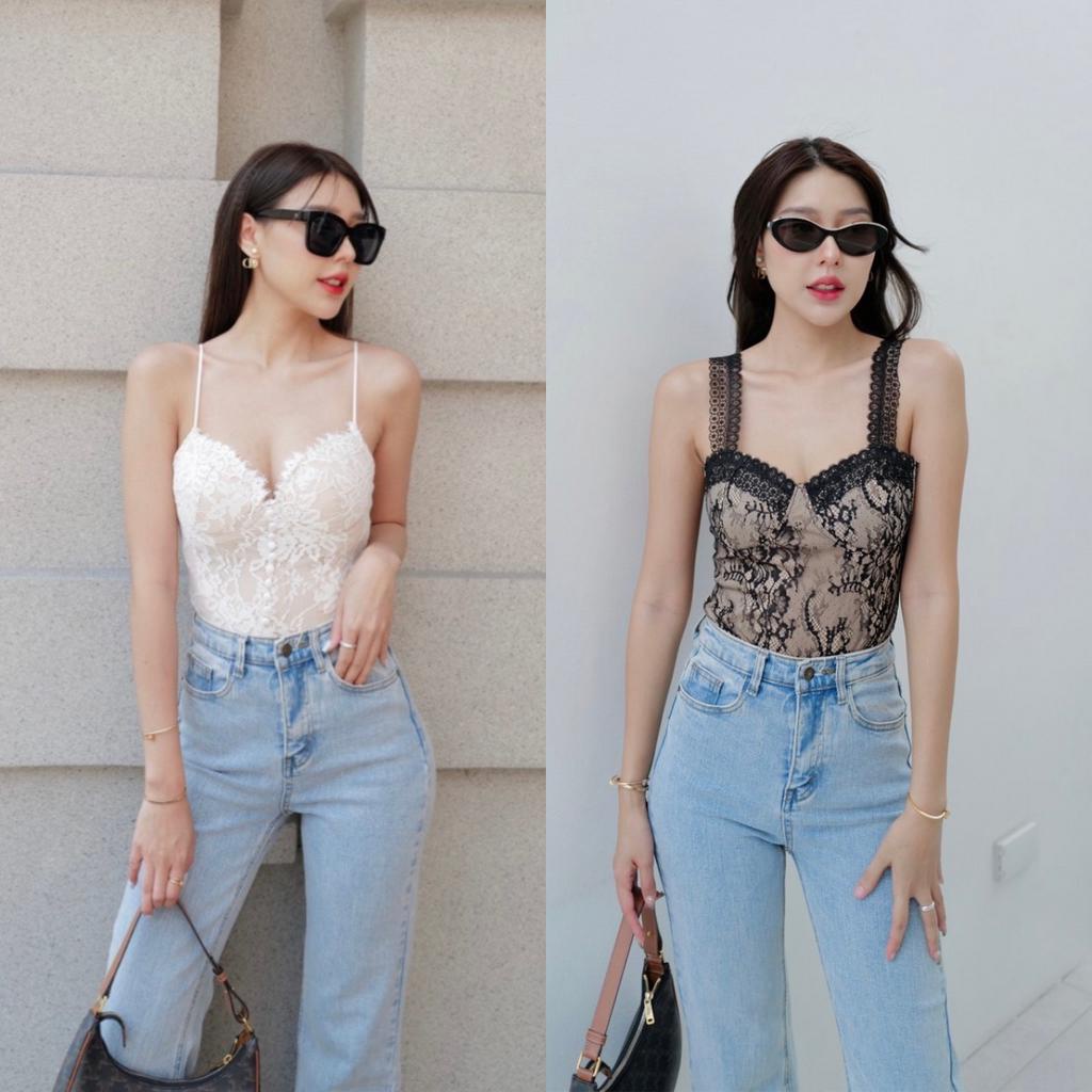 [Top 2 ][ TGEKLZM ลด 100] Intuon bodysuit classicsexy บอดี้ สูท (INT2H)(INT4H)