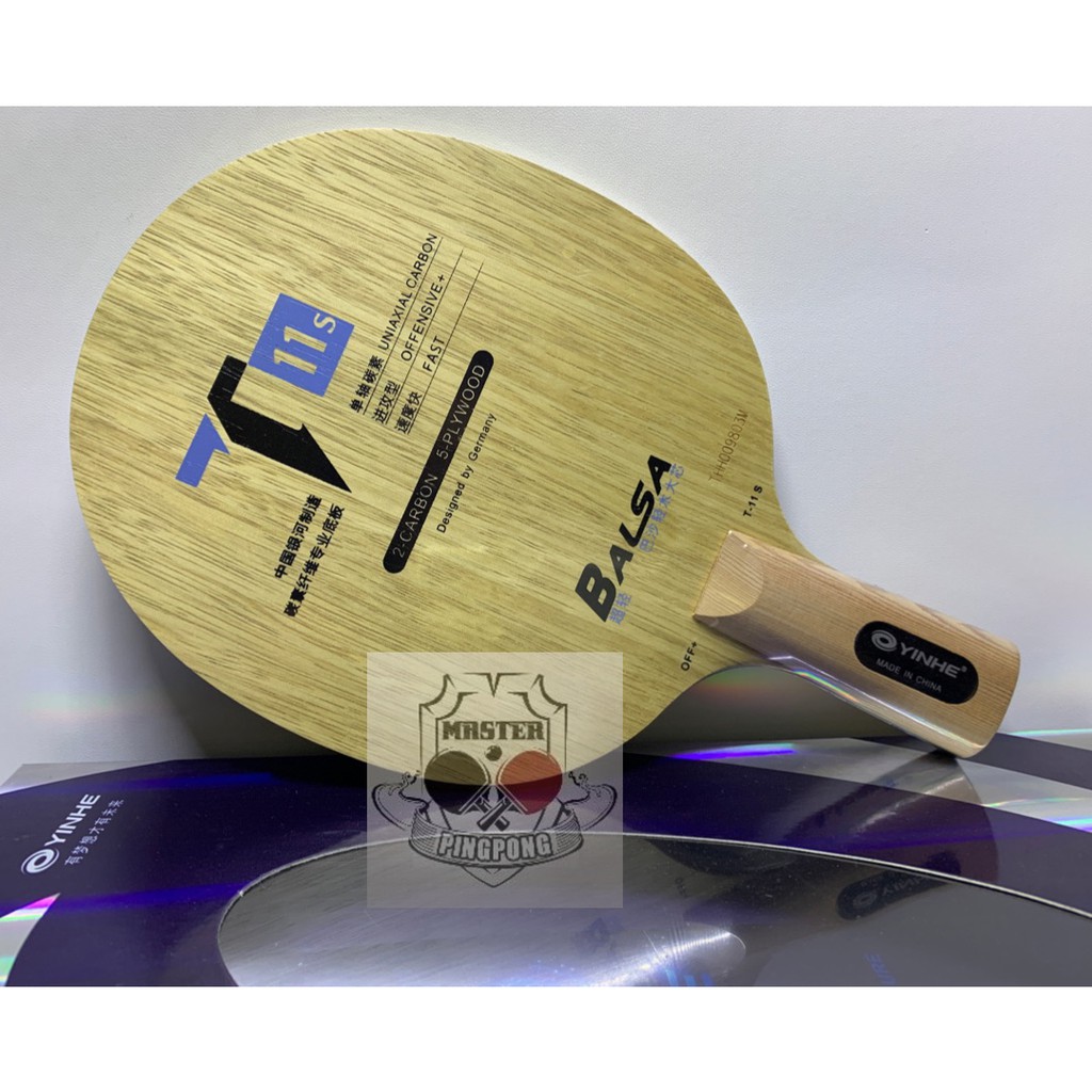 Yinhe T11+ Penhold - Wood Blade Pingpong Bet ปิงปอง Yinhe T11s