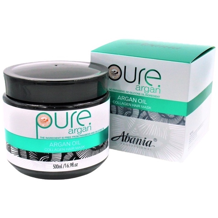 Abania Pure Argan Super Silk Recovery Hair Treatment Cream 500m Rejuvenates Hair