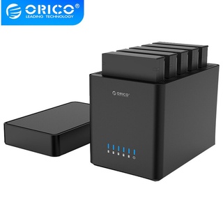 Orico ฮาร์ดไดรฟ์ 5 Bay HDD Usb 3.0 50TB 5Gbps