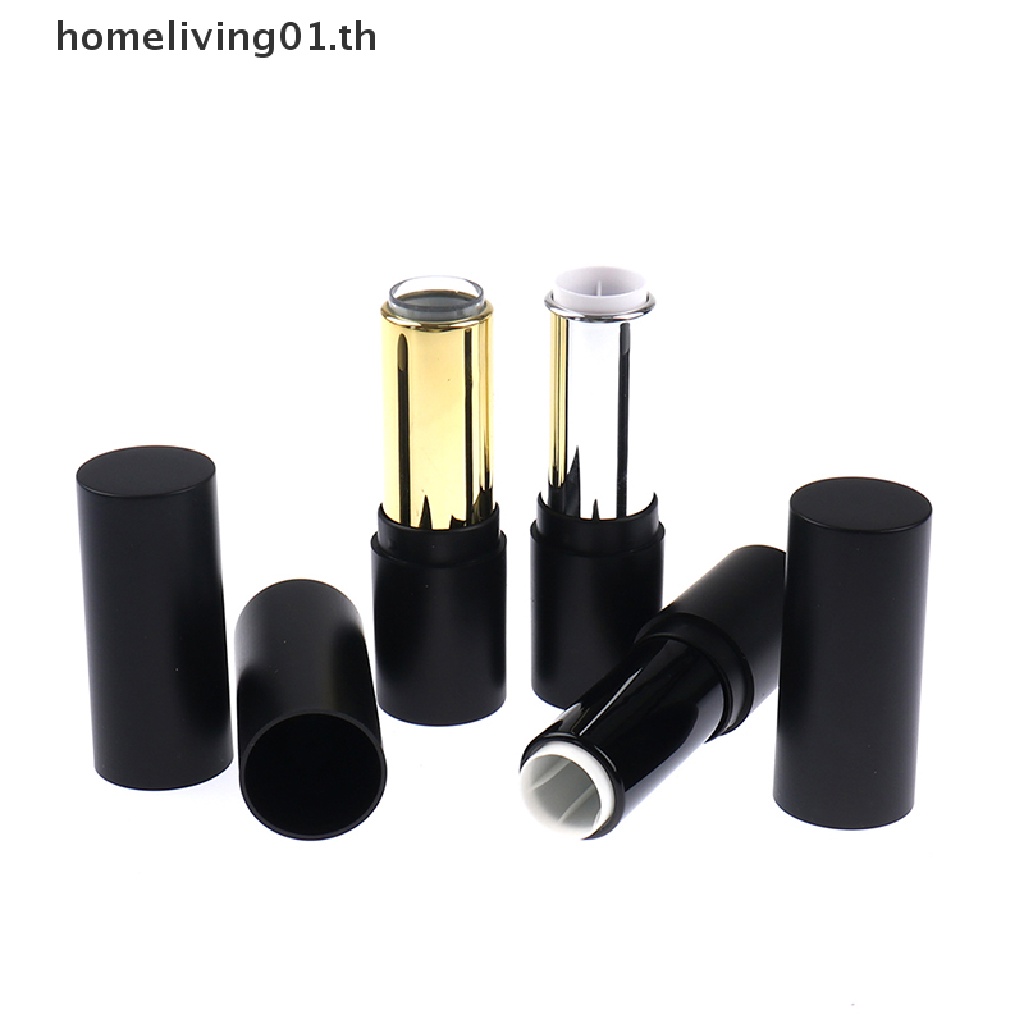Onehome หลอดเปล่า ทรงกลม ขนาด 12.1 มม. สําหรับใส่ลิปสติก ลิปบาล์ม เครื่องสําอาง