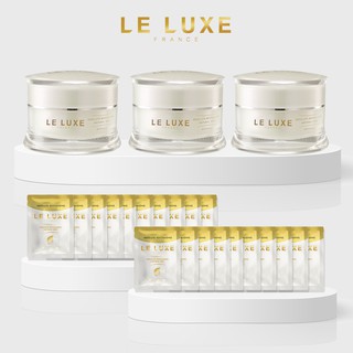 LELUXEFRANCE - Absolute Revitalizing Natural Skin ครีมมาร์กหน้า แอ๊บโซลูท 30 กรัม x3 กระปุก + ฟรี! 20ซอง