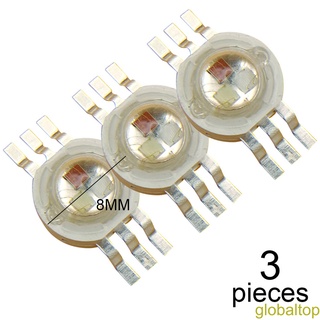 [global]3 PCS High Power Led Chip 3 W RGB 6 pins Super Bright Intensity SMD COB Light Emitter Components Diode 3 W Bulb