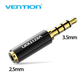 Vention 3.5 mm Male to 2.5 mm Female Audio อะแดปเตอร์ AUX Jack Stereo สำหรับลำโพง